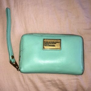 Teal Marc Jacobs wallet